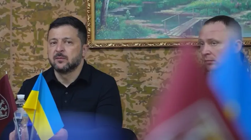 Зеленський і Драпатий відвідали позиції на Олександрівському напрямку