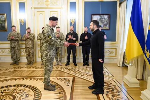 Командир танкового батальйону з Волині отримав орден «За мужівність» від Зеленського