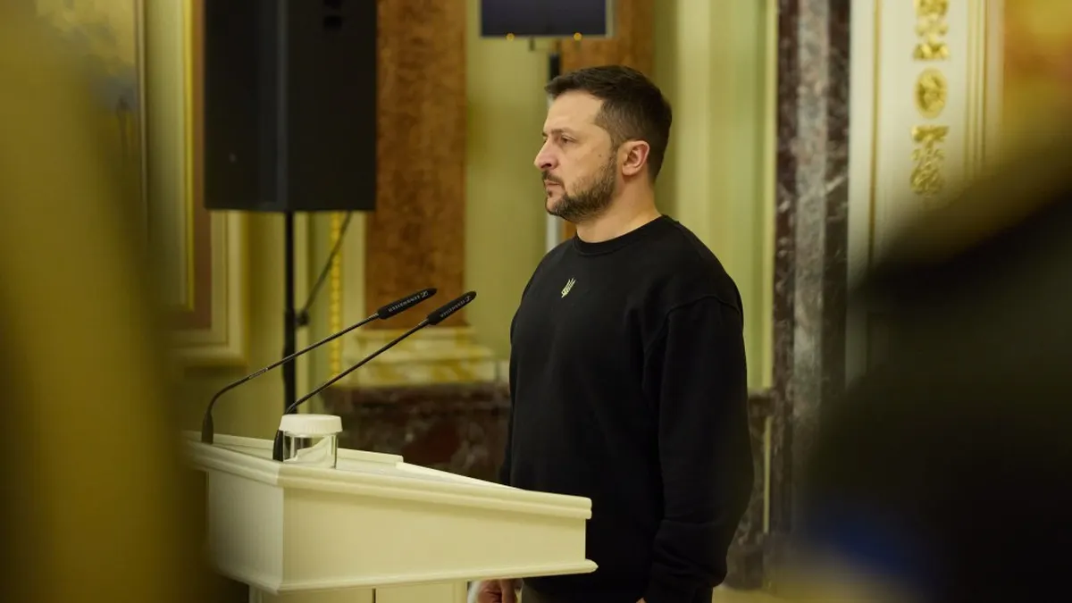 Зеленський прийняв грамоти від п’яти послів і закликав посилити ППО