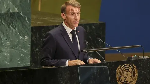 Макрон в ООН: мир без справедливості неможливий, Україні потрібні перехоплювачі
