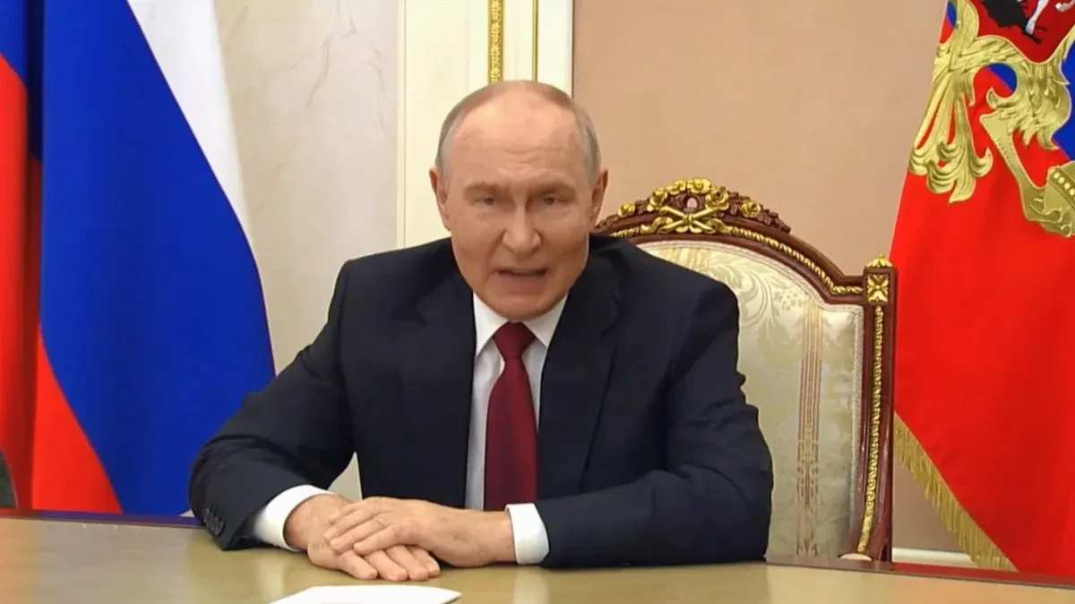 Путін виступив перед росіянами напередодні «виборів» до Держдуми