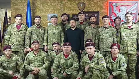 Зеленський і Драпатий відвідали позиції 80-ї бригади на Олександрівському напрямку