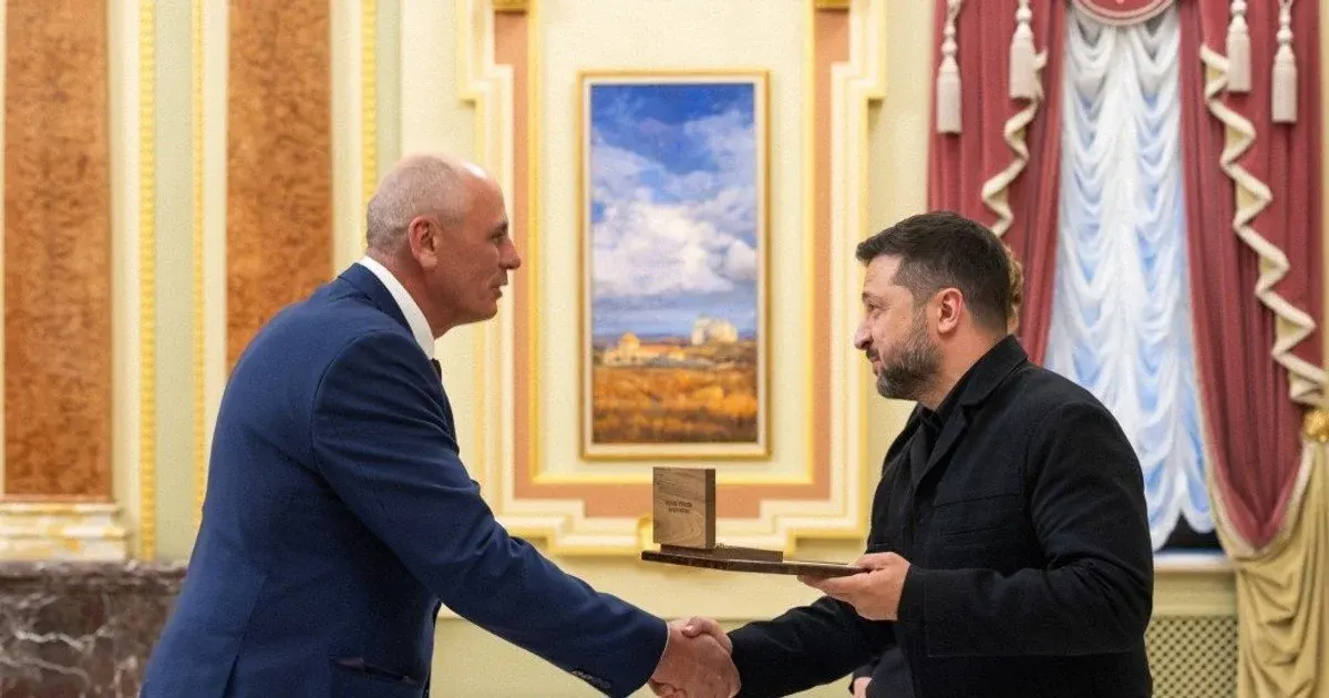 Директор Придніпровської ТЕС отримав відзнаку «Національна легенда України»