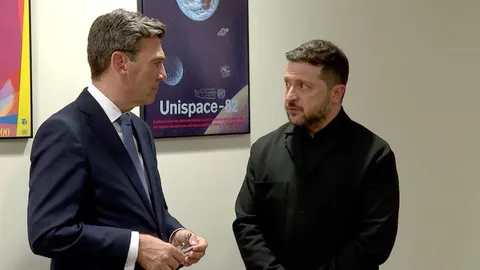 Зеленський і Бернем у Нью-Йорку: розвідка попереджає про новий масований удар, У