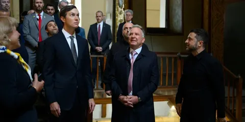 Переговори в Києві: Віткофф і Кушнер прибули до Зеленського
