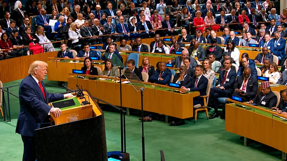 Трамп із трибуни ООН обіцяє мир в Україні швидше, ніж здається