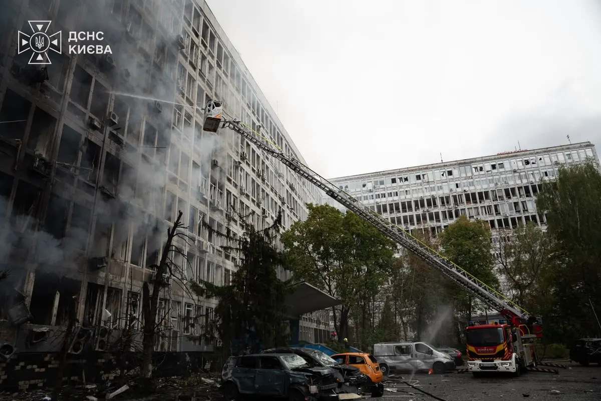 Атака на Київ: двоє загиблих, 24 поранених і удар по восьми областях