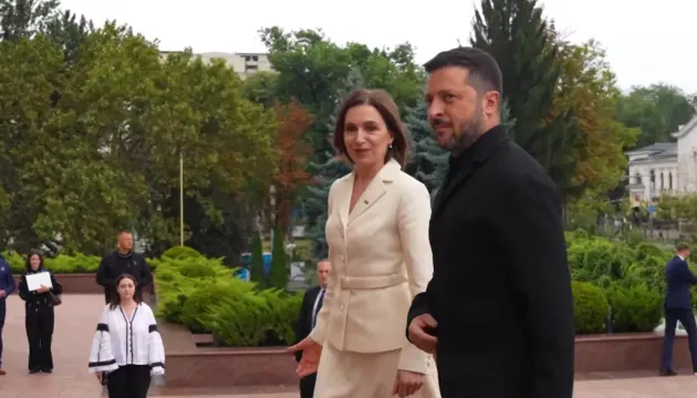 Зеленський у Кишиневі зустрівся з Санду: про що говорили лідери