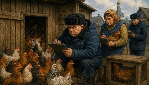 Перепис курей у Росії: навіщо Кремлю тотальний облік птиці